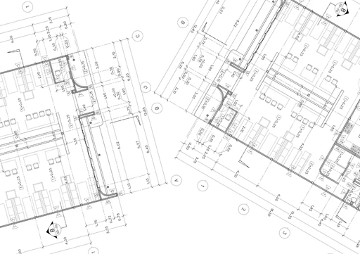 Authentic Architectural Floor Plan CAD Drawing